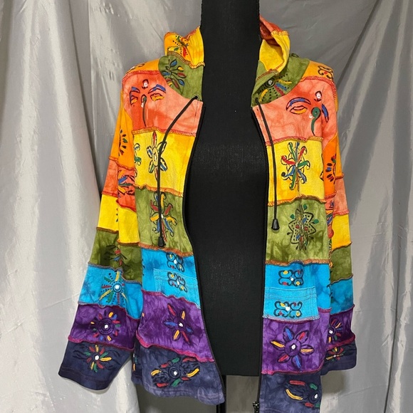 Rising International Multicolor Hooded Sweatshirt - Picture 8 of 11